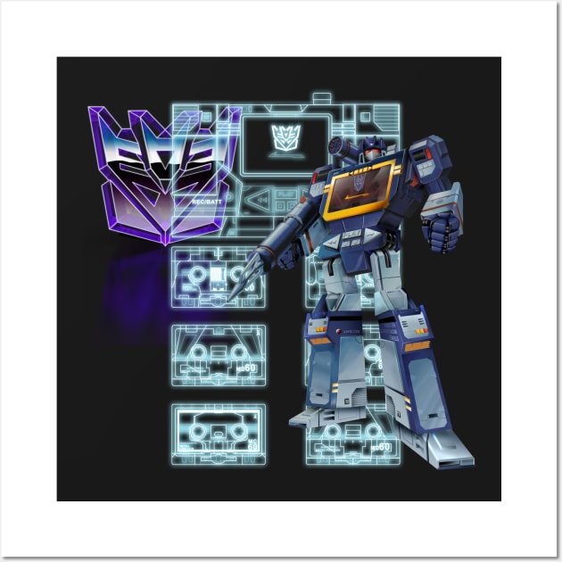 Masterpiece Soundwave Wall Art by Draconis130